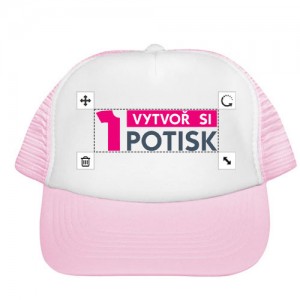 šiltovka so sieťkou potlač