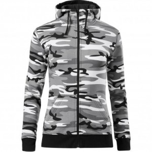 Mikina s kapucňou - camouflage s vlastnou potlačou