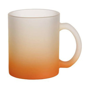 Sklenený matný hrnček s prechodom (330 ml)