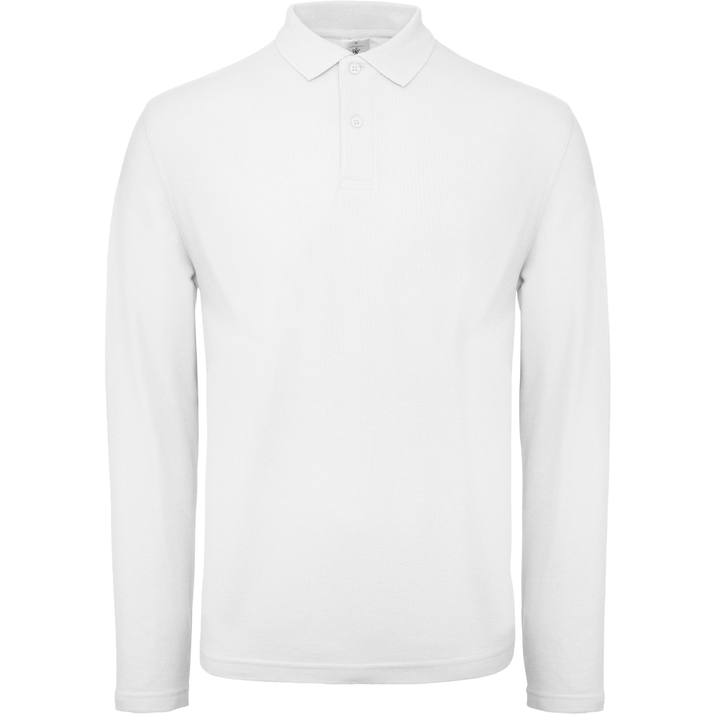 Pánske piqué polo s dlhým rukávom B&C | ID.001 LSL 1 Pánske piqué polo s dlhým rukávom b&c | id.001 lsl s vlastnou potlačou