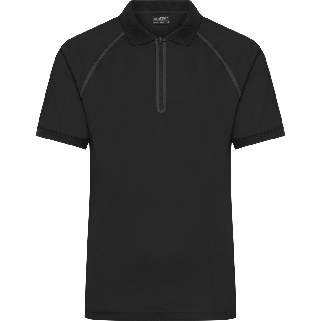 Pánske piqué polo so zipsom Daiber | JN 1308 1 Pánske piqué polo so zipsom daiber | jn 1308 s vlastnou potlačou