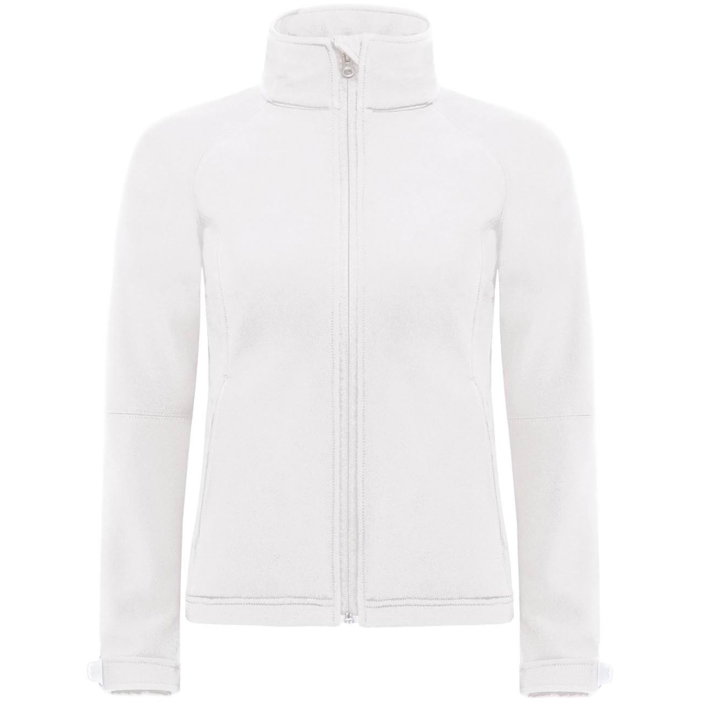 Dámska 3-vrstvová softshellová bunda s kapucňou B&C | Hooded Softshell /women 1 Dámska 3-vrstvová softshellová bunda s kapucňou b&c s vlastnou potlačou