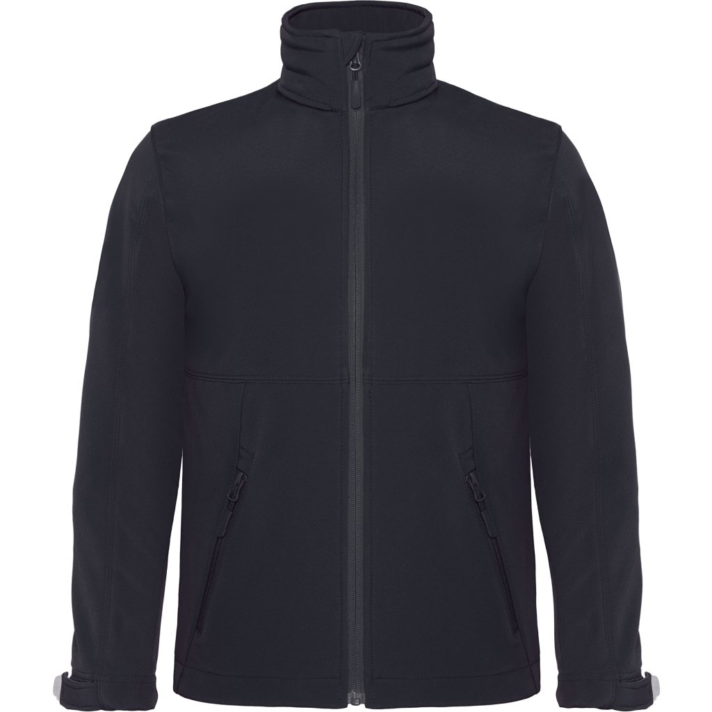 Detská 3-vrstvová softshellová bunda B&C | Hooded Softshell /kids 1 Detská 3-vrstvová softshellová bunda b&c s vlastnou potlačou