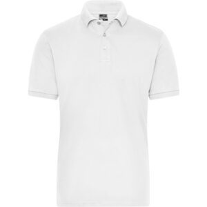 Pánske pracovné elastické polo z bio bavlny - solid daiber | jn 1806 s vlastnou potlačou