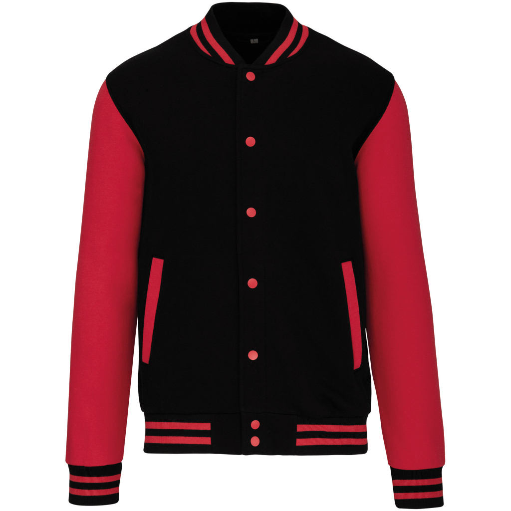 Unisex college bunda "Teddy" Kariban | K 497 1 Unisex college bunda "teddy" kariban | k 497 s vlastnou potlačou