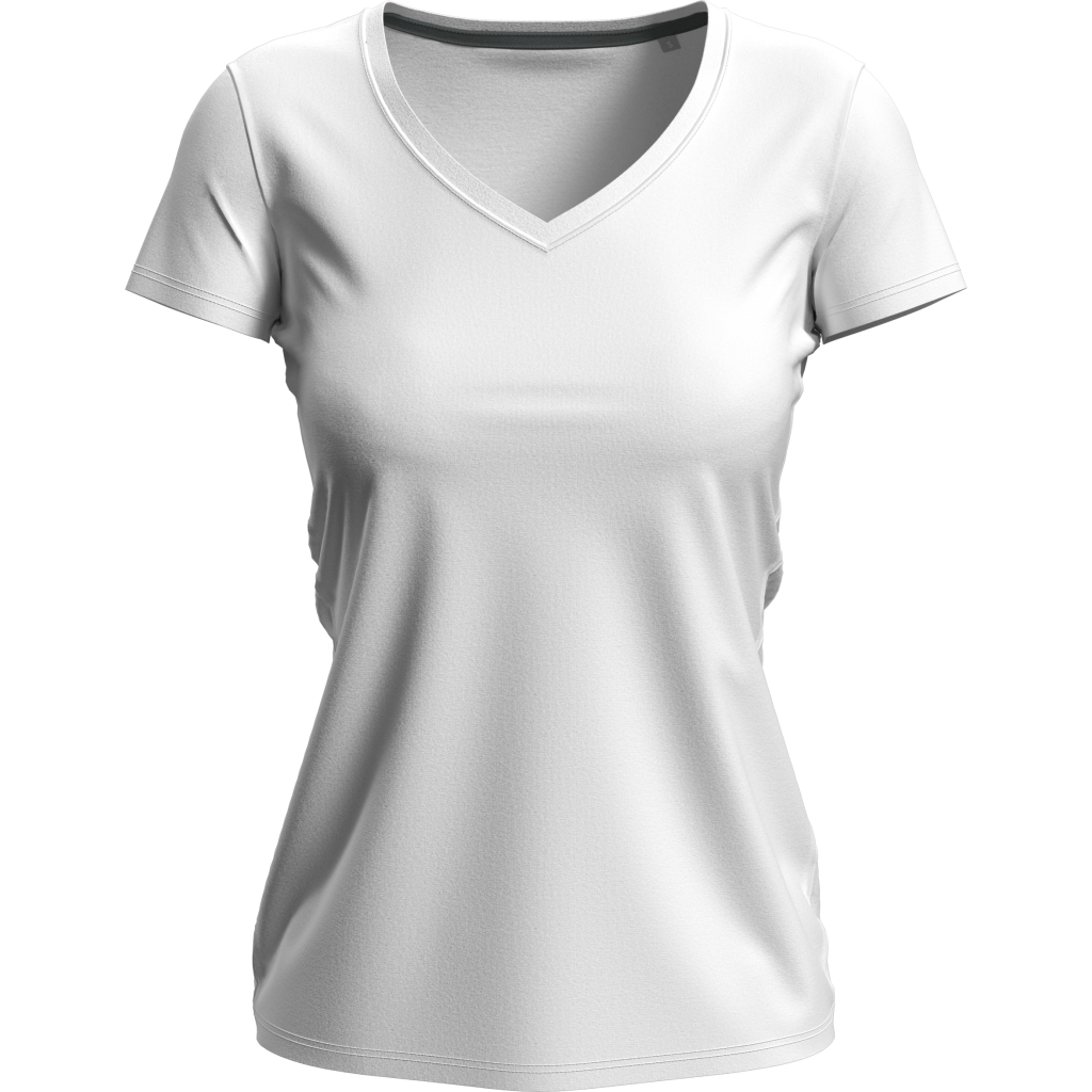 Dámske tričko s výstrihom do V Stedman | Stretch-T V-neck Women 1 Dámske tričko s výstrihom do v stedman s vlastnou potlačou
