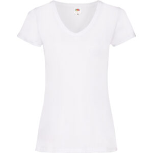 Dámske tričko s výstrihom do v f.o.l. | lady-fit valueweight v-neck t s vlastnou potlačou