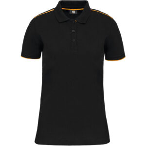 Dámske pracovné piqué polo "day-to-day" kariban wk | wk 271 s vlastnou potlačou