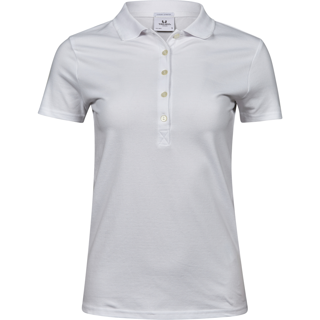 Dámske luxusné strečové piqué polo z ťažkej bavlny Tee Jays | TJ 145 1 Dámske luxusné strečové piqué polo z ťažkej bavlny tee jays | tj 145 s vlastnou potlačou