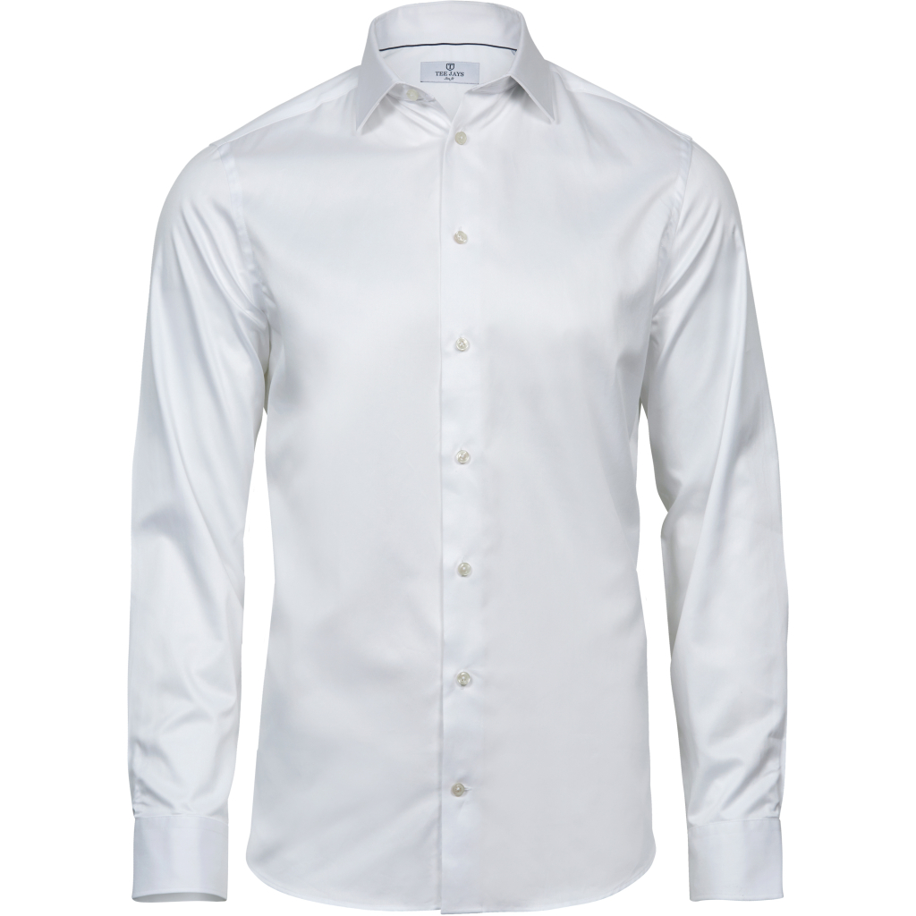 Luxusná keprová košeľa Slim Fit s dlhým rukávom Tee Jays | TJ 4021 1 Luxusná keprová košeľa slim fit s dlhým rukávom tee jays | tj 4021 s vlastnou potlačou
