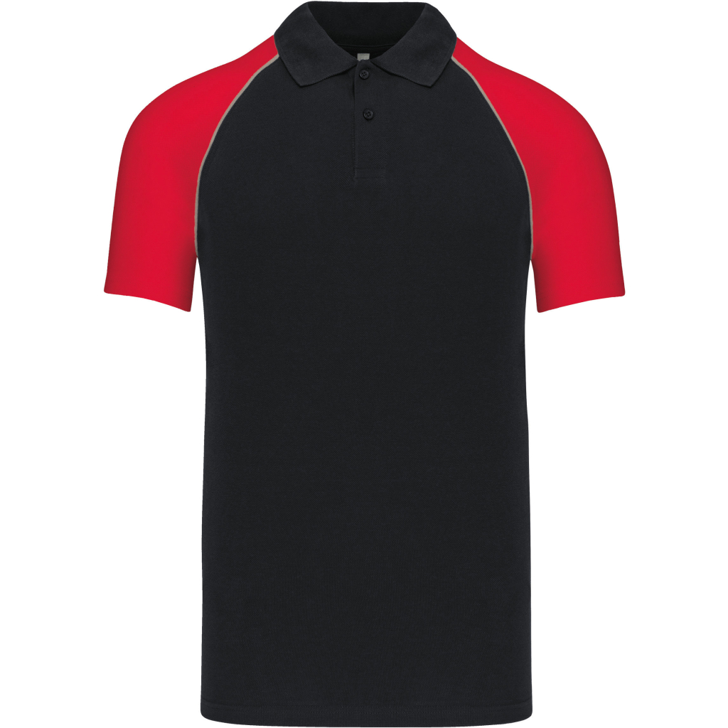 Baseballové piké polo Kariban | K 226 1 Baseballové piké polo kariban | k 226 s vlastnou potlačou