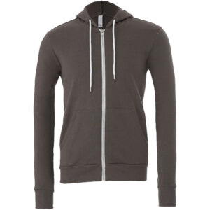 Unisex poly-bavlnená mikina s kapucňou bella + canvas | 3739 s vlastnou potlačou