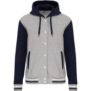 Unisex bunda s kapucňou "teddy" kariban | k 4003 s vlastnou potlačou