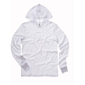 Unisex dresové tričko s kapucňou, dlhý rukáv bella + canvas | 3512 s vlastnou potlačou