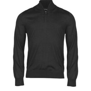 Pánsky sveter s 1/4 zipsom tee jays | tj 6010 s vlastnou potlačou