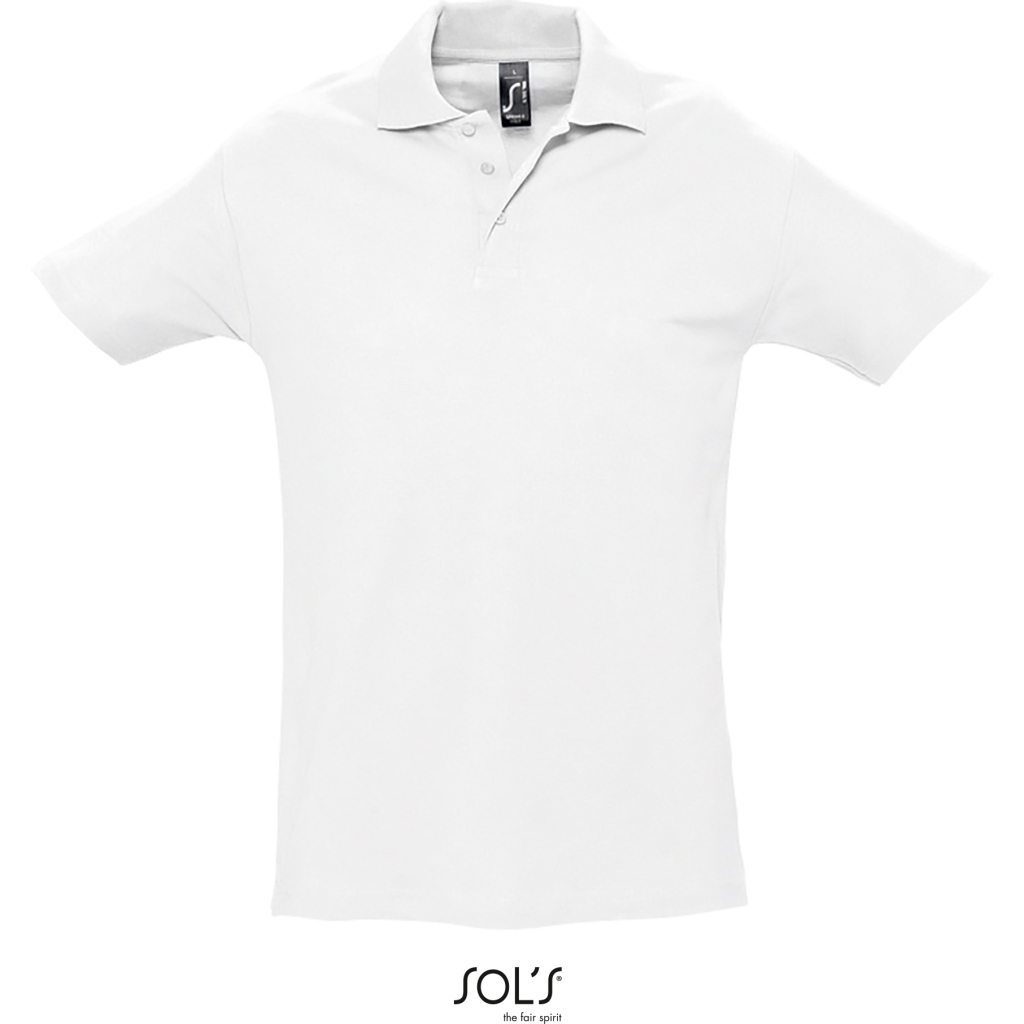 Piqué polo SOL'S | Spring II 1 Piqué polo sol's | spring ii s vlastnou potlačou