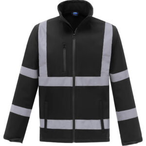 Hi-vis softshellová bunda yoko | hvk 09 s vlastnou potlačou