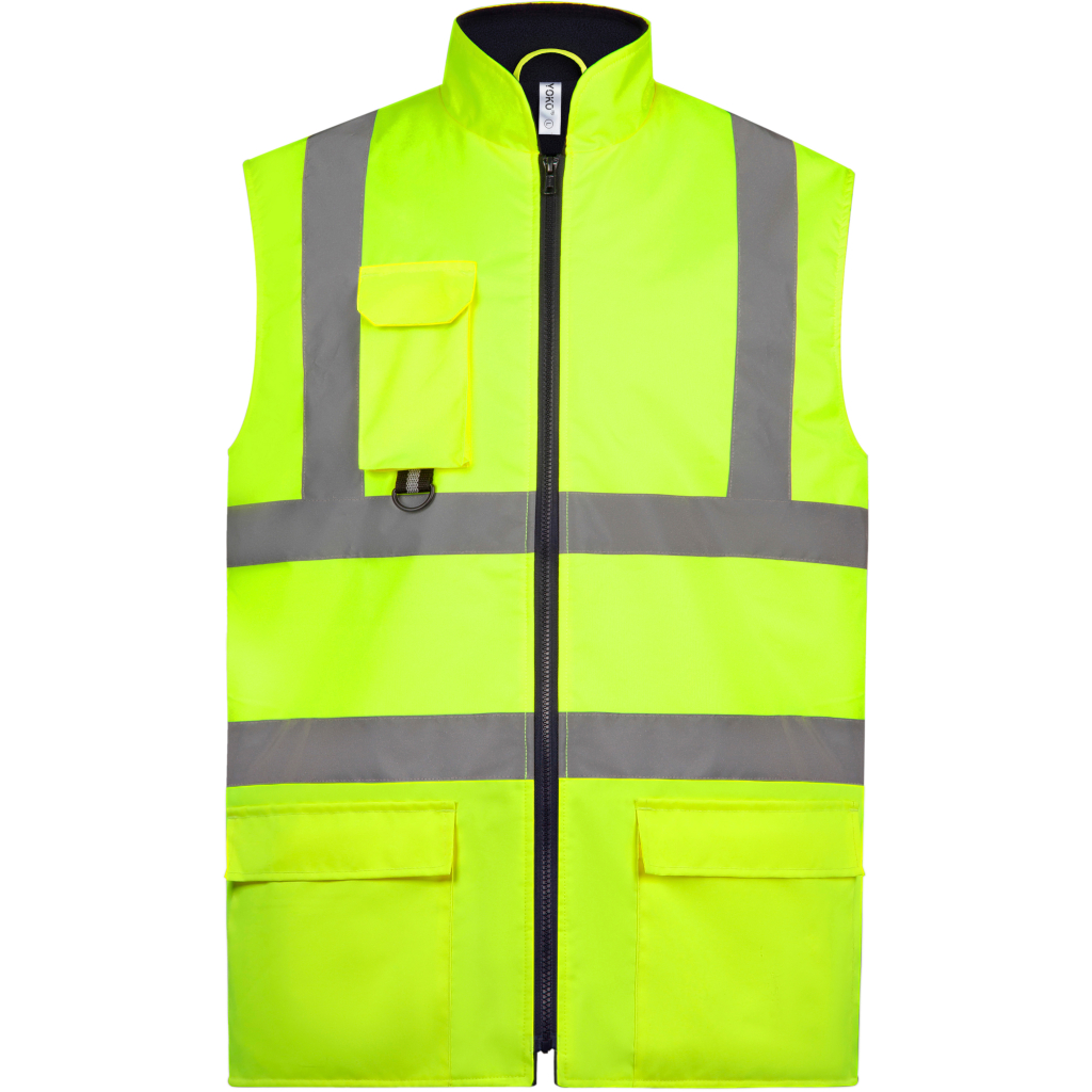 Hi-Vis polstrovaná vesta Yoko | HV 005 1 Hi-vis polstrovaná vesta yoko | hv 005 s vlastnou potlačou