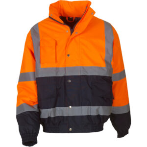 Hi-vis bomber bunda yoko | hvp 218 s vlastnou potlačou