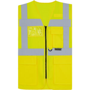 Hi-vis multifunkčná vesta korntex | kxexq – athens s vlastnou potlačou