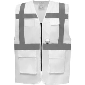 Hi-vis multifunkčná vesta yoko | hvw 801 s vlastnou potlačou