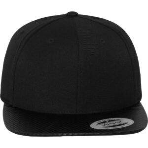 6 panelová snapback šiltovka "carbon" flexfit | 6089ca s vlastnou potlačou