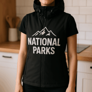 Dámska 3-vrstvová softshellová vesta B&C | Hooded Softshell Gilet /women 2 Dámska 3-vrstvová softshellová vesta B&C | Hooded Softshell Gilet /women – Obrázok 2
