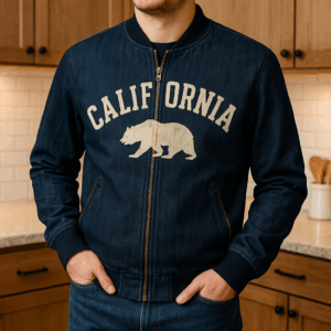 Pánska denim bunda "Bomber" B&C | DNM Supremacy /men 2 Pánska denim bunda "Bomber" B&C | DNM Supremacy /men – Obrázok 2