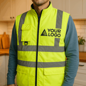 Hi-Vis polstrovaná vesta Yoko | HV 005 2 Hi-Vis polstrovaná vesta Yoko | HV 005 – Obrázok 2