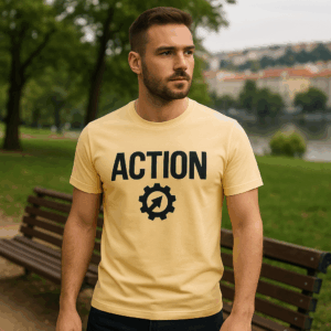 Pánske tričko ACTION 3 Pánske tričko ACTION – Obrázok 3