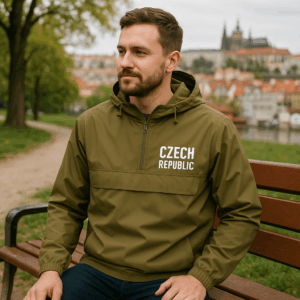 Bunda vetrovka s 1/4 zipsom 3 Bunda vetrovka s 1/4 zipsom – Obrázok 3