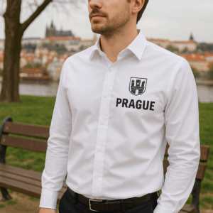 Popelínová elastická košeľa s dlhým rukávom B&C | Black Tie LSL /men 3 Popelínová elastická košeľa s dlhým rukávom B&C | Black Tie LSL /men – Obrázok 3