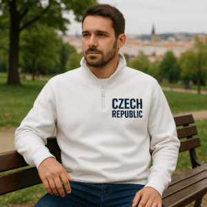 Mikina s 1/4 zipsom B&C | ID.004 80/20 3 Mikina s 1/4 zipsom B&C | ID.004 80/20 – Obrázok 3