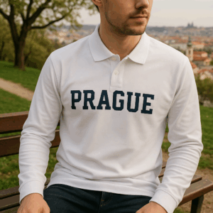 Piqué polokošeľa s dlhým rukávom B&C | My Polo 180 LSL 3 Piqué polokošeľa s dlhým rukávom B&C | My Polo 180 LSL – Obrázok 3