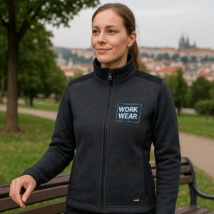 Dámska pracovná pletená fleecová bunda - Strong Daiber | JN 861 3 Dámska pracovná pletená fleecová bunda - Strong Daiber | JN 861 – Obrázok 3