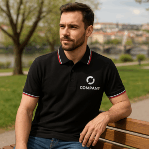 Pánske ťažké piqué polo s kontrastnými pruhmi Daiber | JN 1306 3 Pánske ťažké piqué polo s kontrastnými pruhmi Daiber | JN 1306 – Obrázok 3