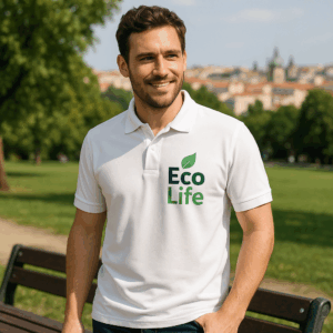 Pánske piqué polo z bio bavlny Daiber | JN 8010 3 Pánske piqué polo z bio bavlny Daiber | JN 8010 – Obrázok 3