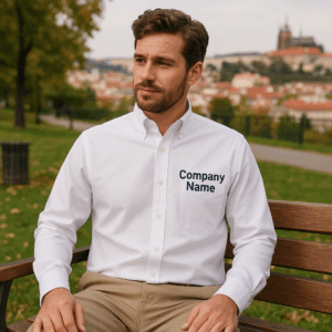 Praná Oxford košeľa s dlhým rukávom Russell | 920M 3 Praná Oxford košeľa s dlhým rukávom Russell | 920M – Obrázok 3