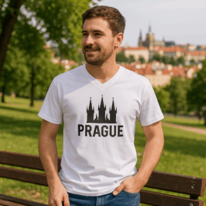 Pánske tričko s výstrihom do V F.O.L. | Original V-Neck T 3 Pánske tričko s výstrihom do V F.O.L. | Original V-Neck T – Obrázok 3