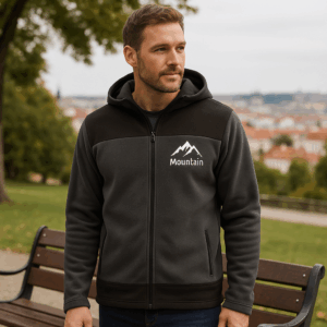 Fleecová bunda s kapucňou "Mountain" Tee Jays | TJ 9124 3 Fleecová bunda s kapucňou "Mountain" Tee Jays | TJ 9124 – Obrázok 3