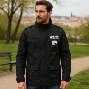 Pánska bunda Safari Kariban | K 6164 3 Pánska bunda Safari Kariban | K 6164 – Obrázok 3
