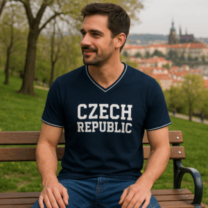 Pánske piqué tričko s výstrihom do V Kariban | K 374 3 Pánske piqué tričko s výstrihom do V Kariban | K 374 – Obrázok 3