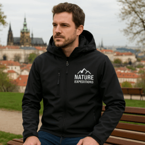 Unisex 3-vrstvová softshellová bunda s kapucňou Kariban | K 422 3 Unisex 3-vrstvová softshellová bunda s kapucňou Kariban | K 422 – Obrázok 3