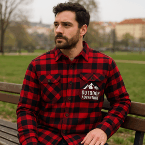Flanelová košeľa s sherpa fleece podšívkou Kariban | K 579 3 Flanelová košeľa s sherpa fleece podšívkou Kariban | K 579 – Obrázok 3