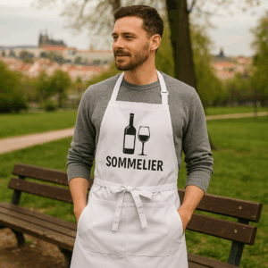 Zástera s laclom "Sommelier" Kariban | K 890 3 Zástera s laclom "Sommelier" Kariban | K 890 – Obrázok 3