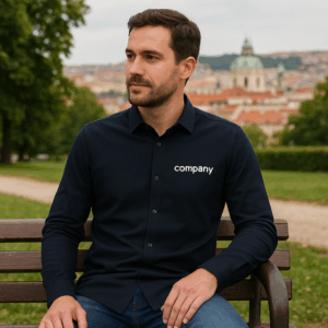 Piqué košeľa s dlhým rukávom NEOBLU | Basile Men 3 Piqué košeľa s dlhým rukávom NEOBLU | Basile Men – Obrázok 3