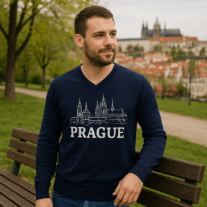 Pánsky sveter s výstrihom do V NEOBLU | Sullivan Men 3 Pánsky sveter s výstrihom do V NEOBLU | Sullivan Men – Obrázok 3