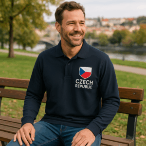Pánske piqué polo z ťažkej bavlny s dlhým rukávom NEOBLU | Owen LSL Men 3 Pánske piqué polo z ťažkej bavlny s dlhým rukávom NEOBLU | Owen LSL Men – Obrázok 3