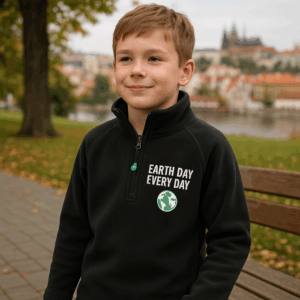 Detská mikrofleecová mikina s 1/4 zipsom Result Recycled | R 905J 3 Detská mikrofleecová mikina s 1/4 zipsom Result Recycled | R 905J – Obrázok 3