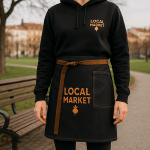 Denimová zástera do pása krátka "Division" Premier | PR 135 3 Denimová zástera do pása krátka "Division" Premier | PR 135 – Obrázok 3